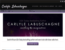 Tablet Screenshot of carlylelabuschagne.com